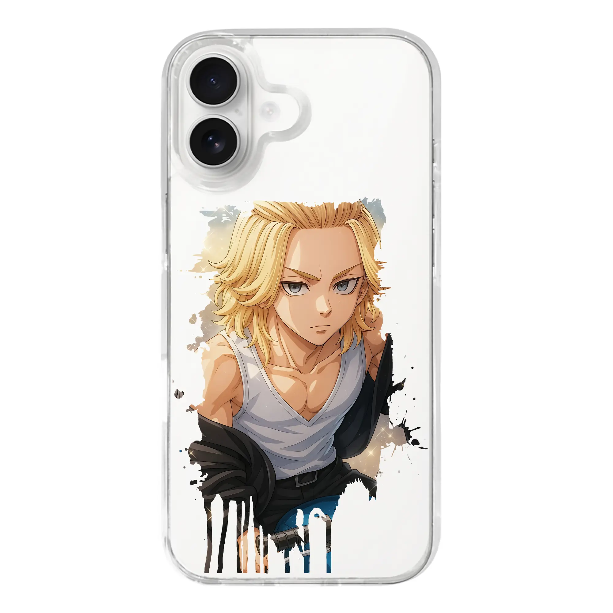 東京リベンジャーズ グッズ,佐野万次郎 - iPhone 17シリーズ 透明スマホケース – 薄型・耐衝撃・精密フィット保護カバー